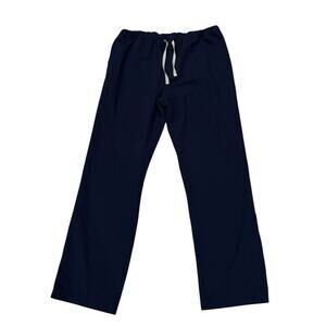 FIGS Technical Collection Men's Pisco Basic Pants Navy Blue Open Hem Size Large